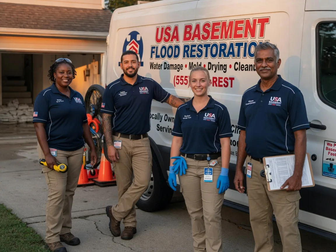 Basement Flood Cleanup company in Huggins, MO
