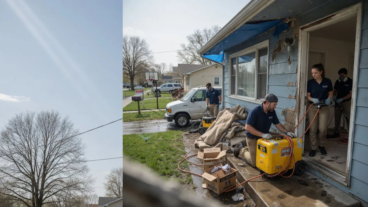Basement Flood Cleanup in Huggins, MO near me